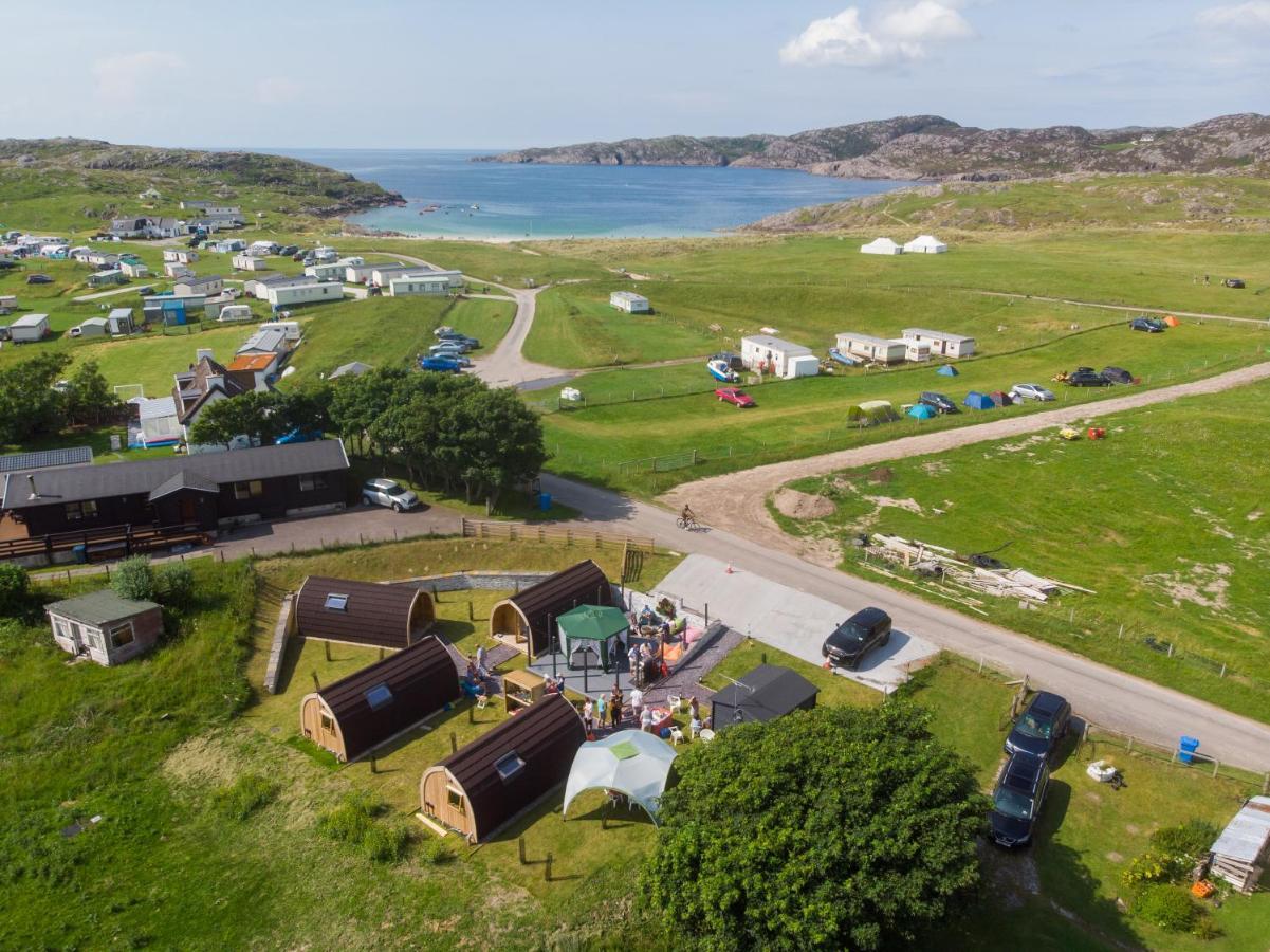 North Coast 500 Pods Hotel Achmelvich Exterior foto